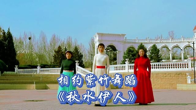 相约紫竹舞蹈《秋水伊人》莉莉兰卿九红演绎2023.3.11朝阳公园 #形体舞 #日常习舞 #留下回忆留下美好