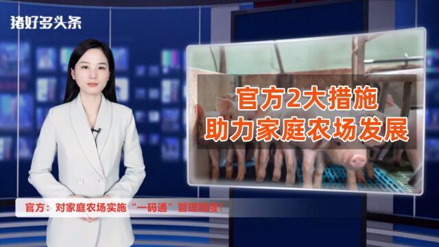 家庭农场管理新制度!官方2大措施助力,养猪人发展迎机遇?