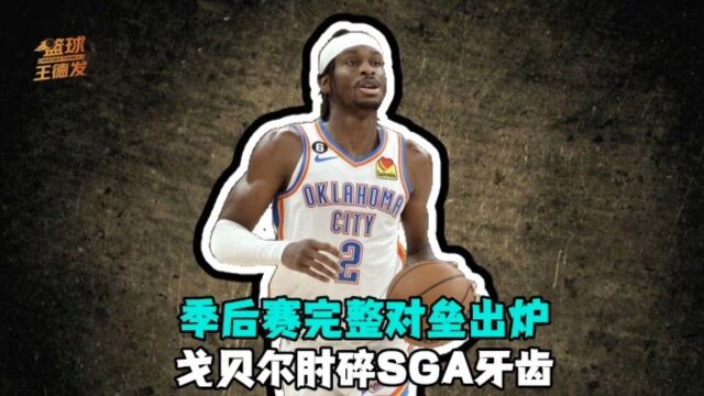 戈贝尔肘击亚历山大面部太狠！雷霆主帅回应亚历山大伤情：眼睛撕裂伤 牙齿被打碎！