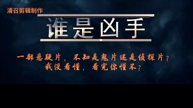 谁是凶手一部又像鬼片又像侦探片的电影,欢迎评论留言是什么片?