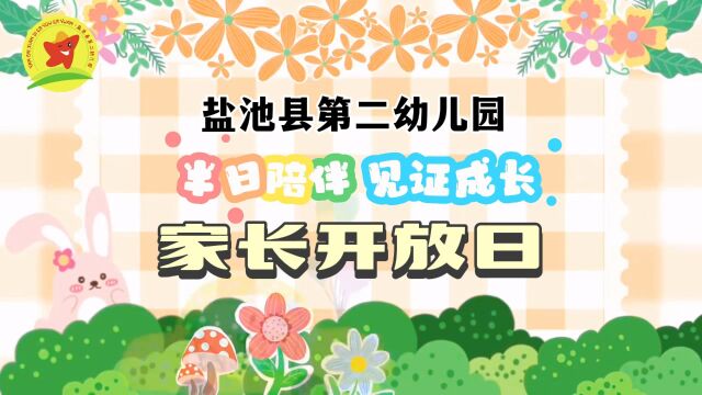 盐池县第二幼儿园家长半日开放活动掠影