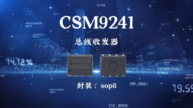 CSM9241|单端K总线收发器汽车电子诊断通信9241替代Si9241