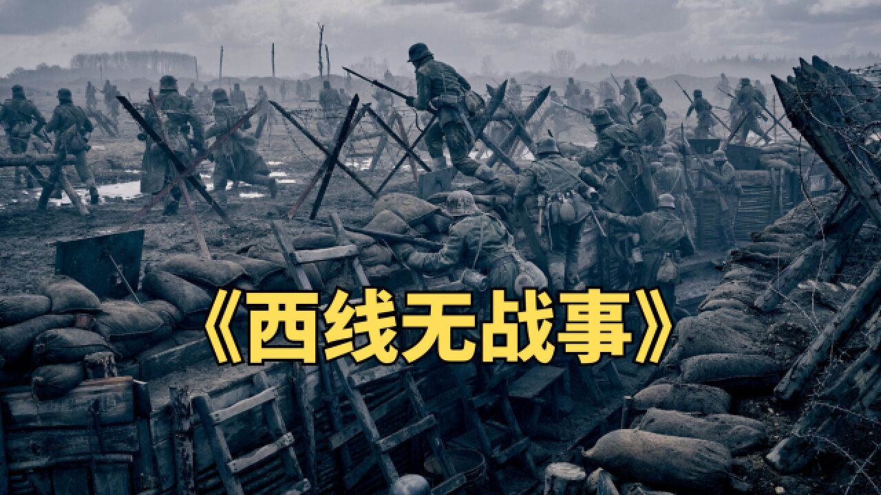 一个小兵眼中的一战,真实且惨烈的一战西线战场《西线无战事》