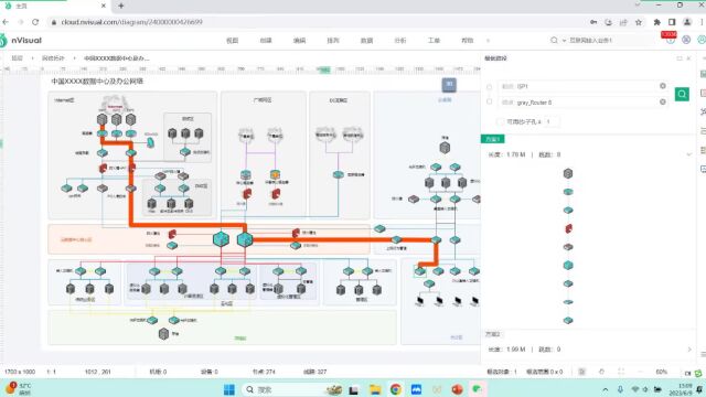 nVisual网络拓扑管理拓扑最优路径查询