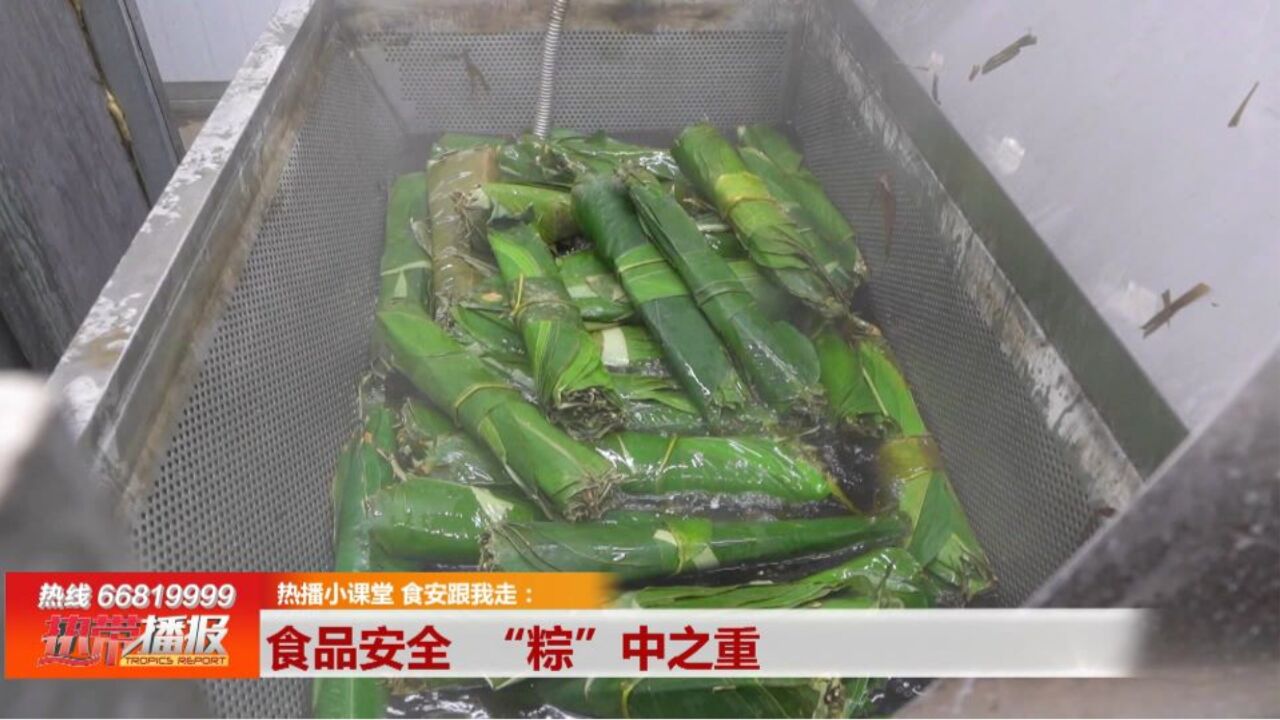 热播小课堂 食安跟我走:食品安全 “粽”中之重