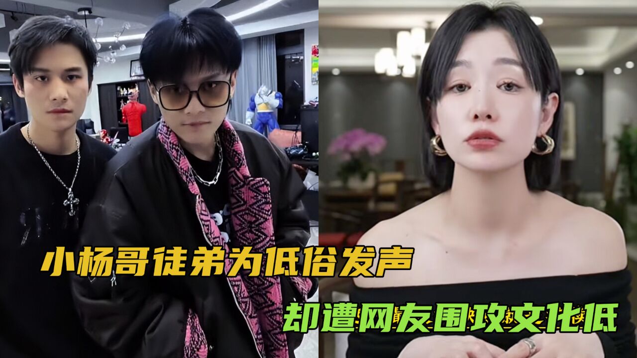 小杨哥徒弟为低俗带货发声,却遭网友反嘲:错在哪里都不知道