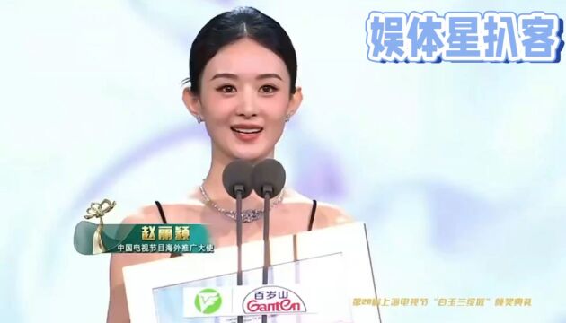 赵丽颖荣获中国电视剧海外推广大使