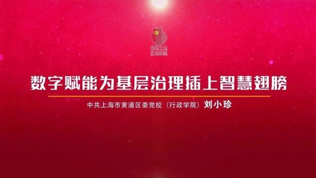 “学思践悟新思想 奋勇争先建新功”黄浦进行时系列微党课④