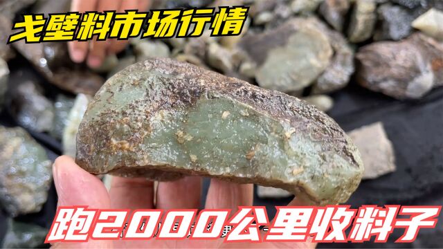 新疆戈壁料市场行情咋样?跑2000多公里收料子, 风化完整价格高