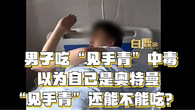 男子吃“见手青”中毒以为自己是奥特曼,“见手青”还能不能吃?