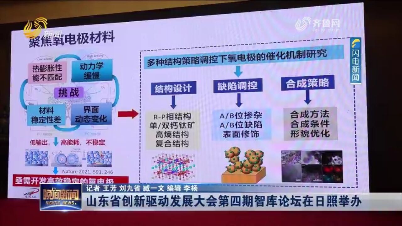 山东省创新驱动发展大会第四期智库论坛在日照举办