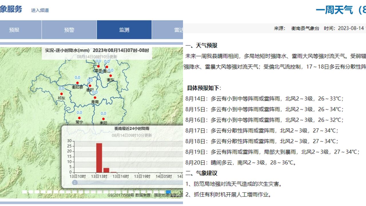 湖南衡南遭遇强对流天气致3死2伤,县气象局:监测到8级大风