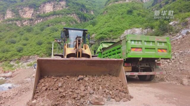 河北顺平:受灾山区农村道路全部打通