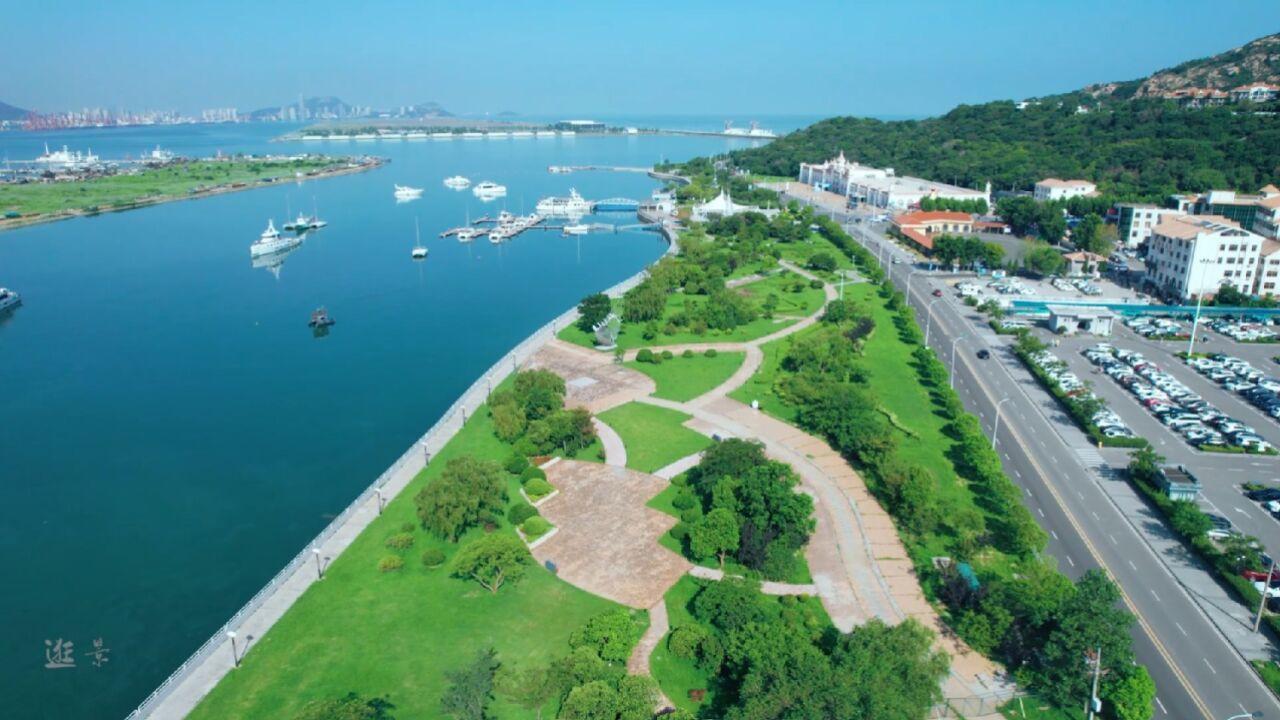 连云港市连岛南环道路绿色廊道美丽美景