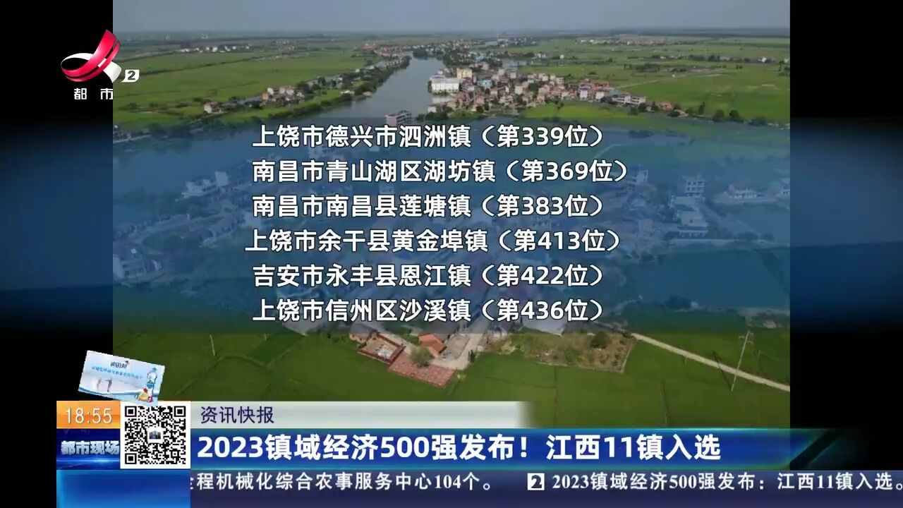 2023镇域经济500强发布!江西11镇入选