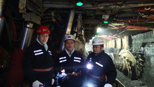 任丽岗在华胜煤业检查煤矿安全工作