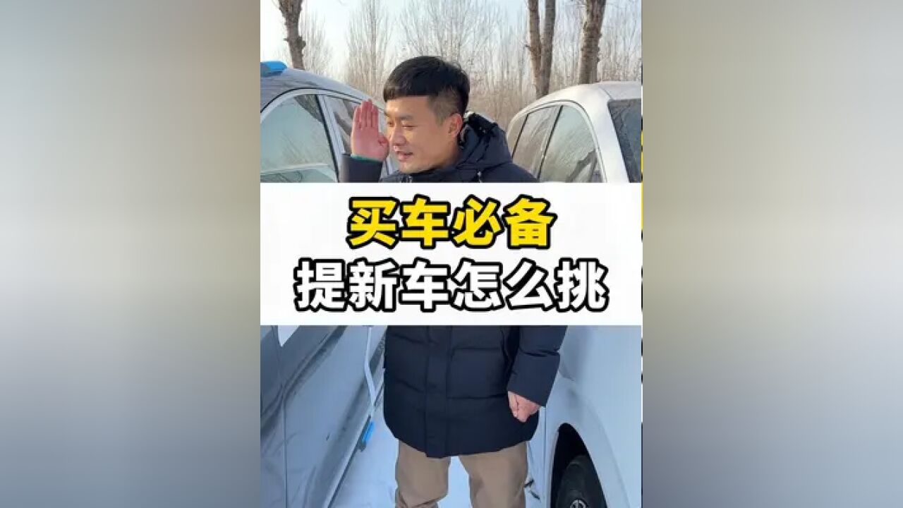 提新车该怎么挑买车必备 提新车该怎么挑买车必备