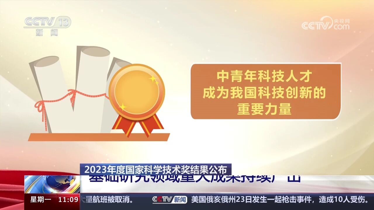 2023年度国家科学技术奖结果公布