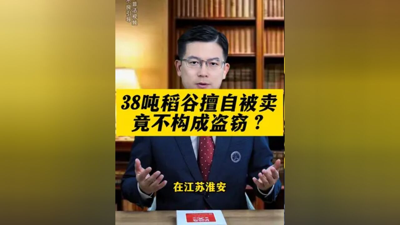 38吨稻谷擅自被卖,竟不构成盗窃? #法律咨询 #长沙律师 #长沙律师事务所 #热点 #老百姓关心的话题