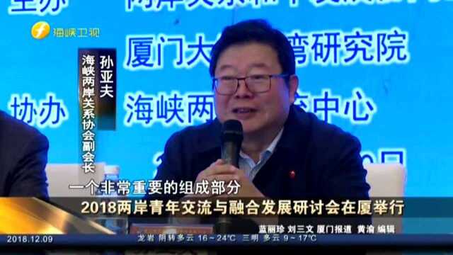 2018两岸青年交流与融合发展研讨会在厦举行