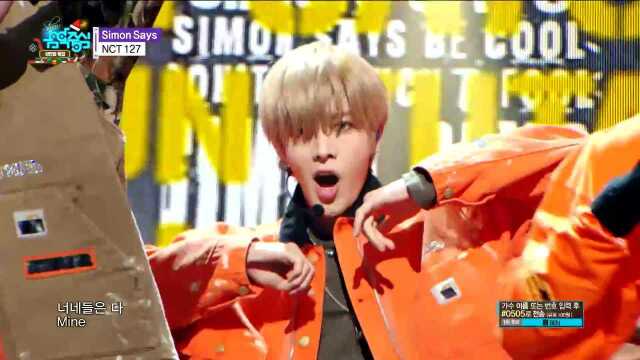 60FPS 1080P | NCT 127  Simon Says Show Music Core 20181222