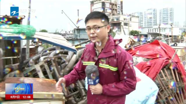 乐清:台风步步逼近 沿海地带风雨交加