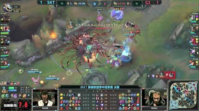 LPL百大经典战役轮播2月23日:2017MSI决赛 SKT 31 G2登顶