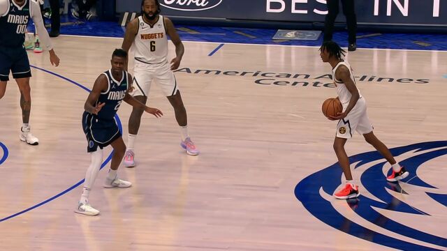  NBA常规赛：掘金vs独行侠第4节中文解说回放