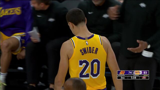 NBA季前赛：太阳vs湖人第3节原声解说回放
