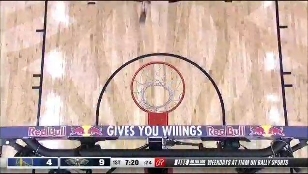 NBA常规赛：勇士vs鹈鹕第1节英文原声回放