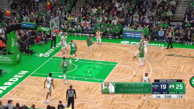鹈鹕vs凯尔特人精华回放 CJ空砍38分双探花狂轰72分击溃对手