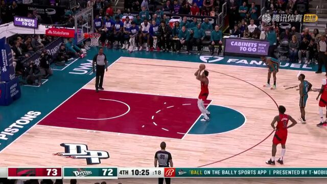 NBA常规赛：猛龙vs活塞第4节中文解说回放