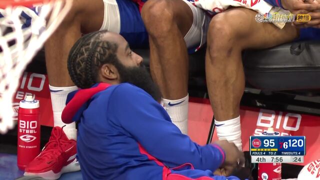 NBA常规赛：活塞vs76人英文原声全场回放