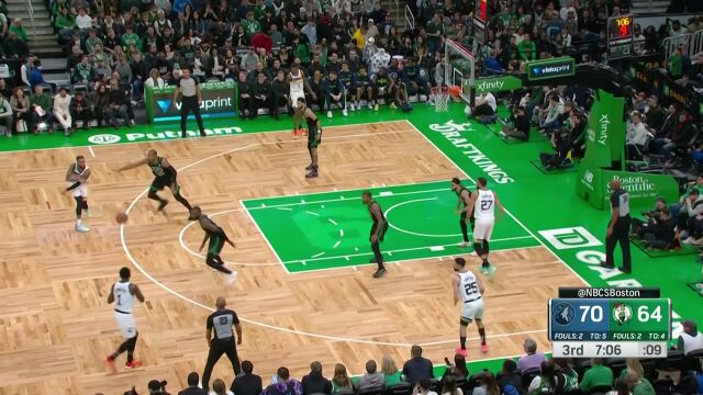 让你见识一下状元的含金量 爱德华兹顶着布朗突破挑篮