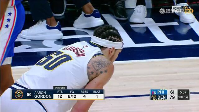 76人vs掘金第3节中文解说回放