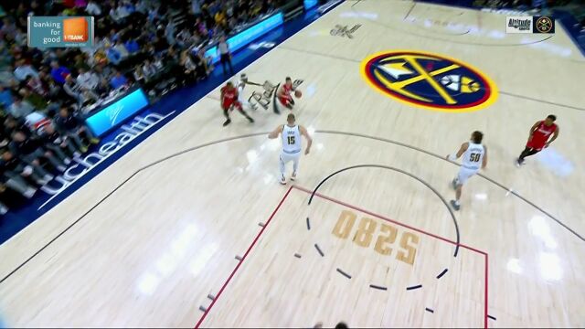 展现细腻操作 阿德巴约抬手小抛投打成2+1