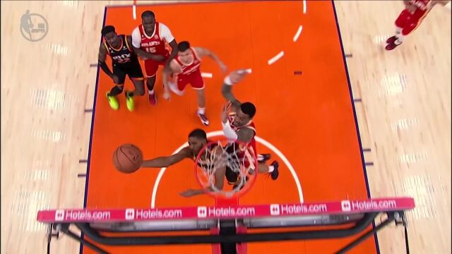 单枪匹马勇闯敌营 布里奇斯反击一条龙上篮得手