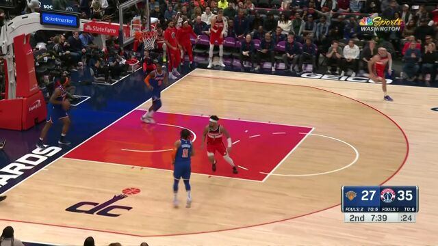 NBA常规赛：尼克斯vs奇才中文解说全场回放