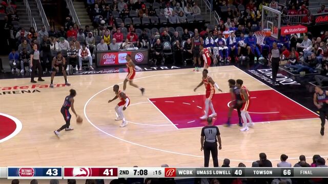 艾维空中对抗 顶着奥孔古霸气完成2+1