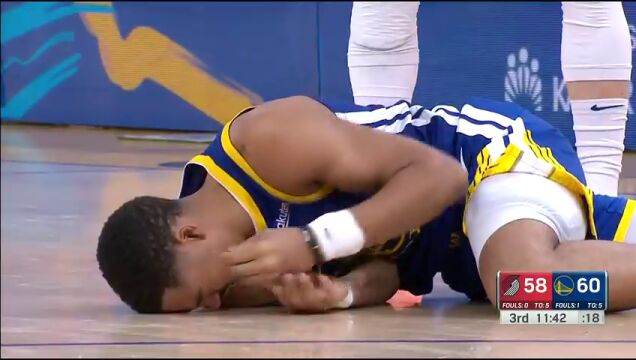 NBA常规赛：开拓者vs勇士英文原声全场回放
