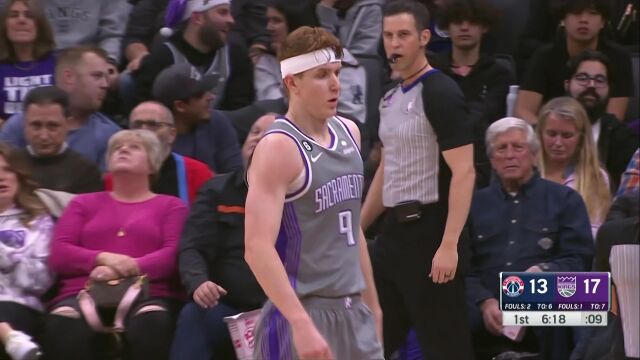 奇才vs国王第1节英文原声回放