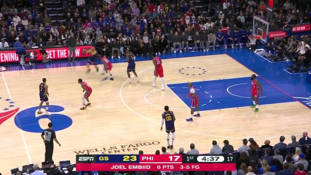 狙击手已到位！库明加三分线拔枪甩狙直击靶心