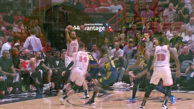 NBA常规赛：步行者vs热火第4节中文解说回放