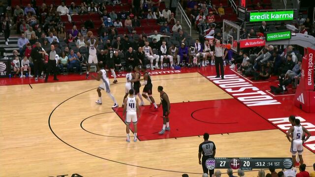 NBA常规赛：国王vs火箭中文解说全场回放