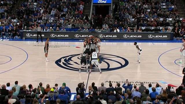 NBA常规赛：马刺vs独行侠英文原声全场回放