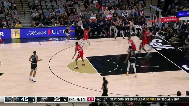 回顾马刺vs鹈鹕交战记录 鹈鹕迫切终结四连败颓势