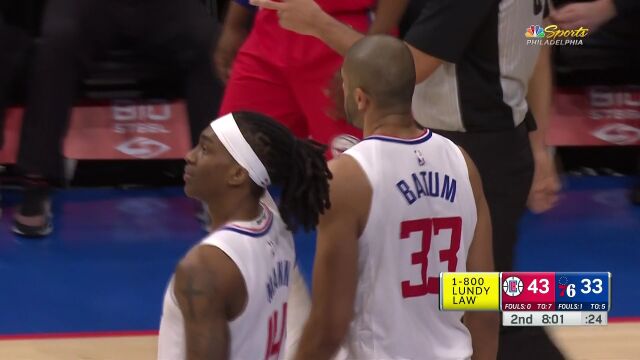 一招一式都是细节 哈登连续假动作戏耍巴图姆