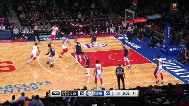 掘金vs篮网第3节中文解说回放