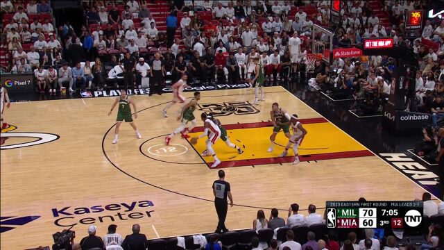 真热火精神领袖 巴特勒单挑大洛灵活转身打成2+1