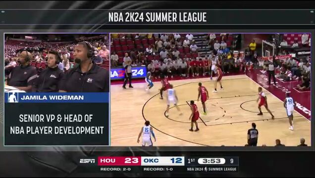 NBA夏季联赛：火箭vs雷霆英文原声全场回放